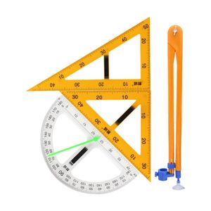 Andere Kantoor Schoolbenodigdheden 4 Stuks Grote Wiskunde Geometrie Heersers Set Driehoek Nummer Groot Formaat Onderwijs voor Krijtbord Whiteboard 230804