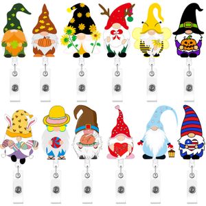 Andere kantoorschoolbenodigdheden l Holiday Badge Reels Holder intrekbare clip vilt verpleegster Reelhouders met alligator voor leraren mjbag amy8f