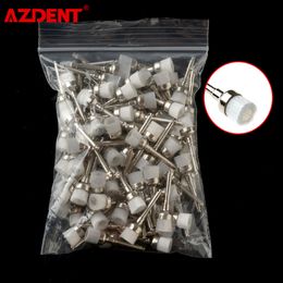 Otro Higiene Bucal 100pcs Caja AZDENT Dental Nylon Pulido Cepillos Tazón Forma plana Tipo RA Uso único 230728