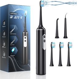Overige Mondhygiëne 3-in-1 elektrische tandenborstel met tandheelkundige waterstraal en combo-in-één flosser-irrigator voor het reinigen van tanden 230824