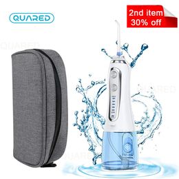 Andere mondhygiëne Monddouche met 5 standen Draagbare irrigators voor het reinigen van tanden USB Oplaadbare flosdraad 300 ml Waterpick Orale waterjetzak 230720