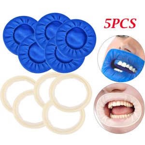 Otra higiene bucal 5 unids caucho dental abridor de boca estéril blanco azul mejilla barrera consumibles 230921