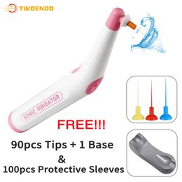 Andere orale hygiëne 90 stcs Tips Dental Basic Instrument Endo Reiniging Pink Odontologia Sonic Irrigator Dentistry Activator voor wortelkanaal 230417