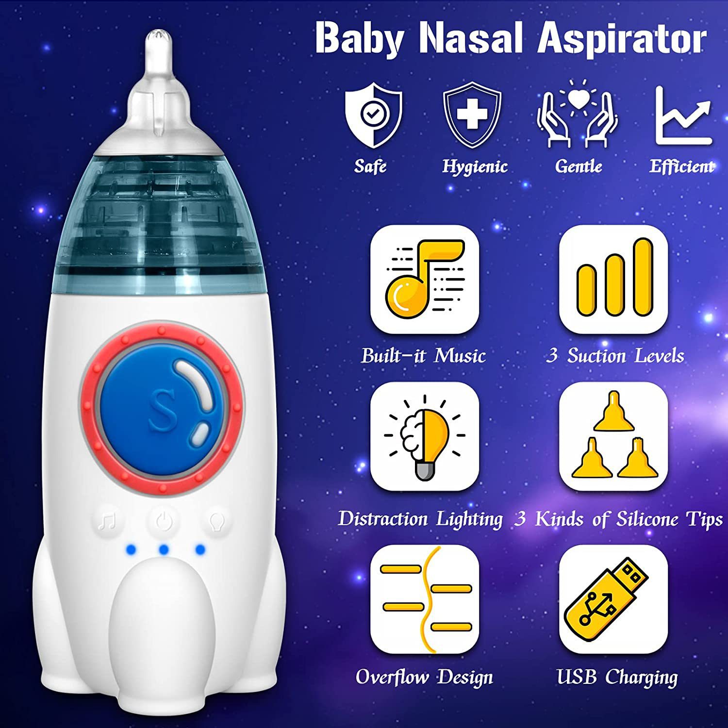 Autre hygiène bucco-dentaire pas cher haute qualité bébé aspirateur nasal électrique réglable aspiration nez nettoyant nouveau-né pour bébé enfants sécurité assainissement outil nasal