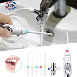 Autre Hygiène buccale Dentaire SPA Robinet Robinet Oral Irrigateur Eau Dentaire Flosser Brosse à dents Irrigation Dents Nettoyage Commutateur Jet Famille Water Floss 231101