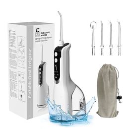 Overige Mondhygiëne Elektrische draadloze monddouche Waterflosser Tanden reinigen Tanden bleken Ipx7 USB Reizen Orthodontische beugels 230824