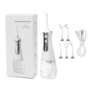 Autre Hygiène buccale Irrigateur électrique Water Pik Flosser dentaire 5 modes USB rechargeable sans crochet Soins de blanchiment des dents Nettoyant Jet 230824