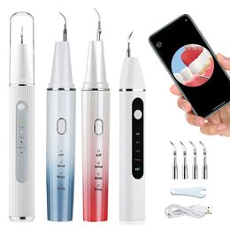 Otro Higiene bucal Eléctrico Sonic Dental Wifi Visual Dientes Blanqueamiento Cálculo Removedor Irrigador Dientes Limpiador de placa Herramientas de eliminación de piedras 230524