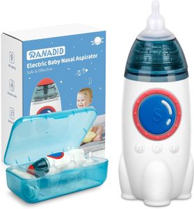 Aspirateur nasal pour bébé - Aspiration électrique réglable pour un nettoyage sûr et hygiénique du nez des nouveau-nés