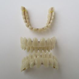 Overige mondhygiëne Valse tanden Bleken Kunstgebit Tijdelijke neptand Bovenste onder Verwijderbare tandheelkundige fineren Dentadura Postiza Completa 230919