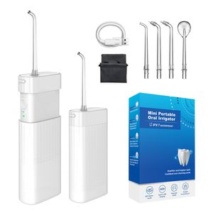 Autres Hygiène buccale Mini irrigateur portable USB rechargeable Blanchiment des dents Nettoyant Pulse 140 ml Réservoir d'eau 3 modes de nettoyage Ipx7 étanche 230824