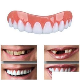 Overige Mondhygiëne Overige Mond 1Pc Bovenste Valse Tanden Sile Fake Simation Whitening Beugels Gereedschap Borstelverzorging Bleken Drop Delivery Dhoda