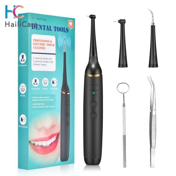 Autre hygiène bucco-dentaire Portable électrique sonique dissolvant de calcul dentaire polisseur de dents tartre élimination des taches de plaque dentaire nettoyant pour les dents buccales blanchissant 230311