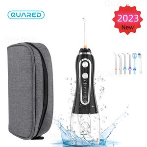 Autre Hygiène Bucco-Dentaire Irrigateur Oral Portable 6 Jets 300ml Noir Dentaire Hydropulseur Jet Dents Irrigateur Dentaire Nettoyant Oral USB Rechargeable 230524