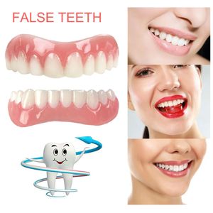 Other Oral Hygiene Silicone UpperLower False Teeth Perfect Laugh Veneers Dentures Paste Oral Hygiene Tools Fake Teeth Instant Smile Teeth Cosmetic 230826