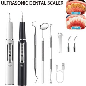 Autre hygiène bucco-dentaire Détartreur dentaire à ultrasons pour les dents Tartare Tache Dent Calculus Remover Électrique Sonic Plaque Cleaner Stone Removal 230824