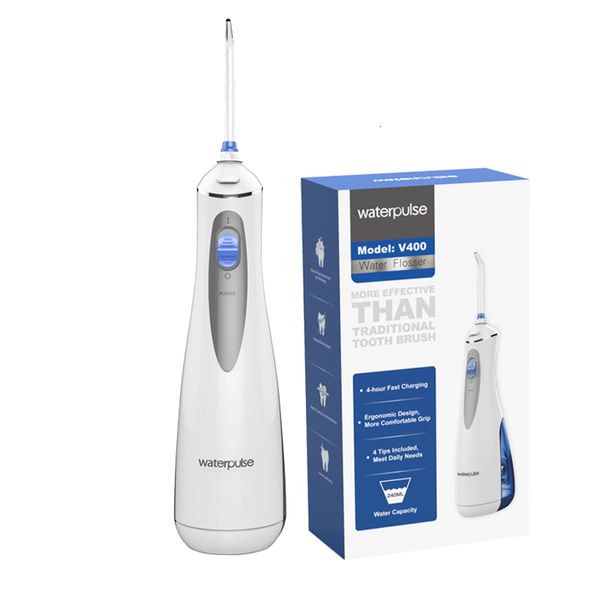 Autre hygiène buccale Waterpulse V400 irrigateur eau Flosser électrique bouche nettoyage dentaire Portable Floss Plus 230824