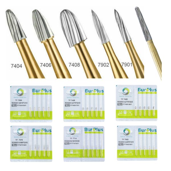 Otra higiene bucal Ola Dental Tungsteno Carbidt Serie 12 Acabado de cuchillas Cortador plateado Rebaba rotativa Dremel Molienda operativa Fresas Taladros 5 piezas 230915