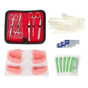 Autre kit de pratique de suture orale formation chirurgicale modèle de coussin de peau ensemble d'outils équipement d'enseignement éducatif