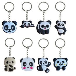 Otros Panda 12 Keychain Car Bagking For Kids Party Party Favors Mochila Accesorios colgantes de colgante Encanto ANILLO CLAVE DE BAJA ACTUALES TOTYND