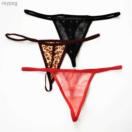 Autres culottes 3 PCS / Lot G-String Set Sous-vêtements Dentelle Rose Femmes Lingerie Sans couture Sexy 18 Panty Thongs Tanga T-back YQ240130