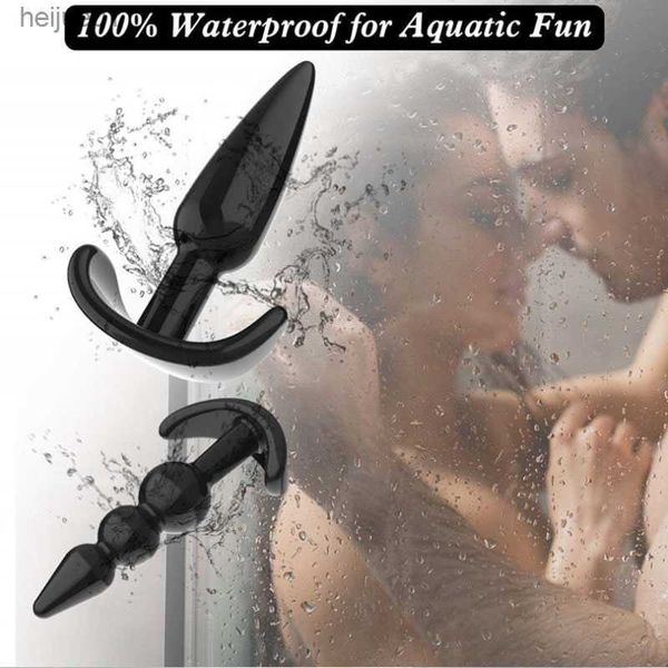 Otras bragas 4pcsilicone anal anal no vibrador masculino massor massor de próstata perlas anal enchufe g spot butt tapón de masturbación anal sexo t l230518