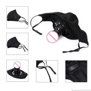 Autres culottes Boutique érotique Femdom Masque de bondage réglable Bdsm Mujer Fetish Gode détachable Gag Porno Jouets Y Jeux Sm Adt Marchandises pour D Dhyfk