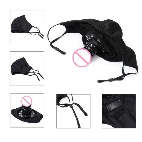 Autres Culottes Boutique Érotique Femdom Masque De Bondage Réglable BDSM Mujer Fétiche Gode Détachable Gag Porno Jouets Jeux Sexy SM Marchandises Pour Adultes Pour Femmes J230529