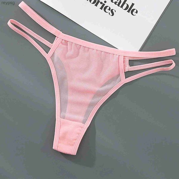 Otras bragas Ropa interior sexy para mujer Bikini y tangas amigables con la piel Calzoncillos hipster suaves Malla transparente Calzoncillos sólidos Bragas YQ240130