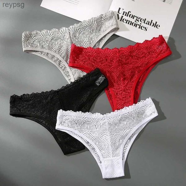 Otras bragas Calzoncillos de mujer Sexy encaje completo ahueca hacia fuera ropa interior de cintura baja calzoncillos transpirables lencería femenina íntimas sin costuras YQ240130