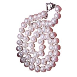 Otros colgantes 8-9-10 mm Collar de perlas del mar del sur de China blanco natural Collares de joyería de entrega de gota de 18 pulgadas Dheob