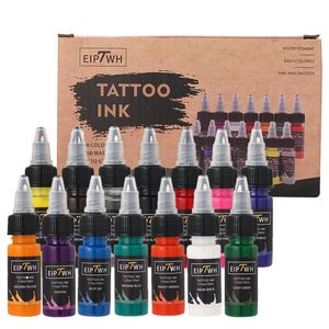 Andere Permanent Make-up Versorgung 14 Farben Tattoo Tinte 15 ml Flasche Professionelle Werkzeuge Body Art Kit Semi Permanente Färbung Liefert 230921