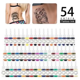 Otro suministro de maquillaje permanente 20 40 54 unids Tintas para tatuajes Conjunto de pigmentos Kit Pinturas de belleza profesional Suministros de arte corporal Ceja semipermanente 231211