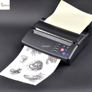 Autres fournitures de maquillage permanent Machine de transfert de tatouage Copie Pochoir Dispositif Copieur Imprimante Dessin Outils thermiques pour l'impression sur papier Pos 230907