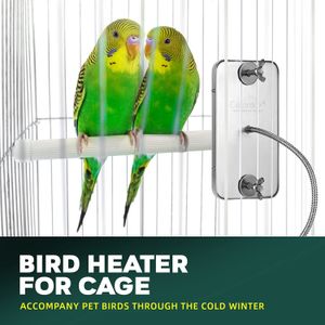 Overige dierbenodigdheden Vogelverwarmer Papegaaienverwarmer Papegaaienverwarmer Vogels Thermostaat Lampverwarmer voor kleine 230710