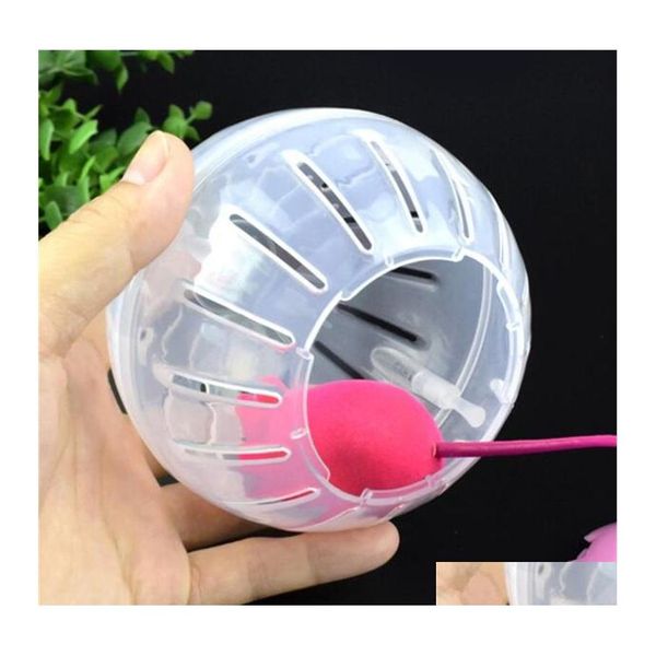 Autres fournitures pour animaux de compagnie Couleur Er Running Ball Hamster Support Roller Bodybuilding Sports Runner Crystal Transparent Plastic Pets 5 49Jy M Otj5F