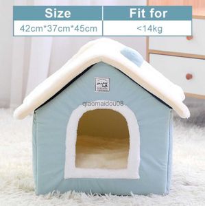 Other Pet Supplies Dog House Pet Cat Bed Winter Dog Villa Sleep Kennel Removable Nest Warm Enclosed Cave Sofa Pet Supply HKD230821