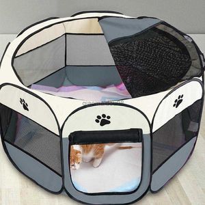 Andere huisdierbenodigdheden hondentent draagbare huis hekken huisdier katten afleverkamer ademende outdoor kennels eenvoudige operatie achthoekige playpen honden krat hkd230821