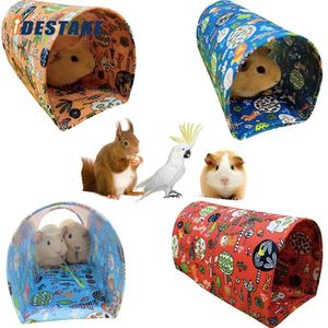 Autres fournitures pour animaux de compagnie Hamster Game Pipeline Petit tunnel amusant Pliable Cacher Tube de passage Cochon d'Inde Hérisson Totoro Ferret Cage Accessoires 231211