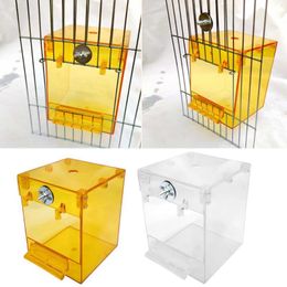 Autres fournitures pour animaux de compagnie Suspendus Bird Baignoire Cube de bain Perroquet Bain Boîte de douche Bol Cage Lavage Espace Nettoyage Accessoires de toilettage pour Canary Budgerigar 221122