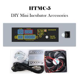 Andere dierbenodigdheden HTMC5 Automatische incubatorcontroller DIY Constante temperatuur Vochtigheid Verwarmingssysteem Fan Motoraccessoire 230920