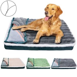 Andere huisdierbenodigdheden Luxe hondenkussenslaapkussen hondenbed kennel met zachte comfortabele warme hondenbank bedmat verwijderbare machine wasbaar hkd230821