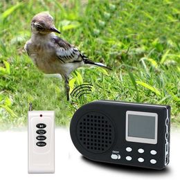 Andere dierbenodigdheden Afstandsbediening voor buiten Vogeloproeper MP3-speler Farm Sound Decoy Elektronisch vogelgezangapparaat met luiderversterker 230923