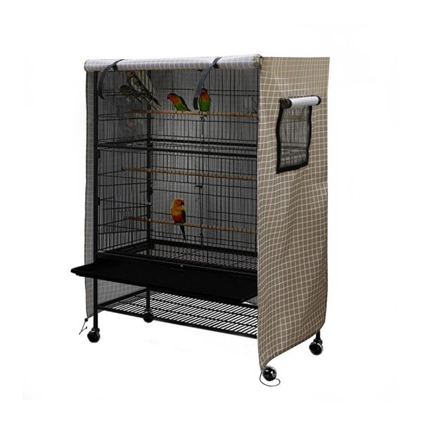 Otros suministros para mascotas Parrots Aviary Bird Cage Cover Buenas noches Oxford Tela impermeable AntiUV ow para jaula de pájaros grande 221122