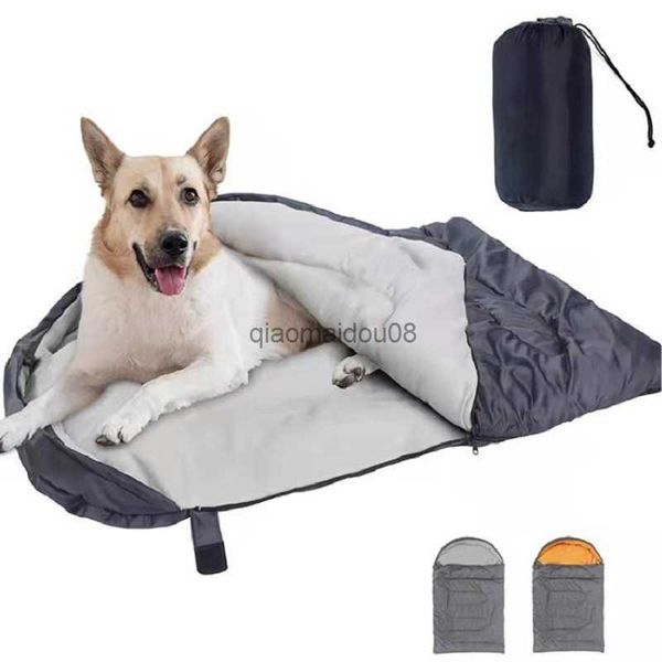 Autres fournitures pour animaux de compagnie Portable chien chat sac de couchage en plein air chien lit tapis chaud imperméable nid pour grand moyen petit chien fournitures pour animaux de compagnie HKD230821