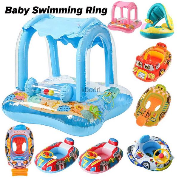 Otras piscinas SpasHG Bebé Natación Anillo Tubo Piscina Colchón inflable Natación Anillo Cama para niños Natación Círculo Flotador Piscina Playa Agua Piscina Accesorios YQ240129