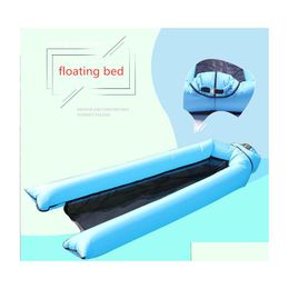 Otras piscinas Spashg Flotating Bed Novedse Silla de piscina de color brillante Natación de piscina Increíble entrega de caída Home Garden Patio Spas Dheyq