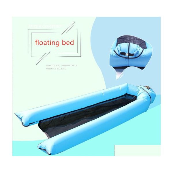 Otras piscinas Spashg Flotating Bed Novedse Silla de piscina de color brillante Natación de piscina Increíble entrega de caída Home Garden Patio Spas Dheyq