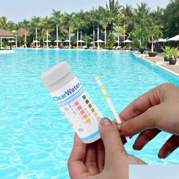 Andere Pools Spashg Fracht Yegbong OEM ODM 3 in 1 Testpapier Wasserwerkzeuge Pool -Trinkqualität Tester Streifen PH -Messgerät Testing Hardne Dhakm