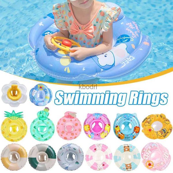 Otras piscinas Spashg Inflable Baby Natmming Rings Asiento para niños Herramienta Flotador Tubo Tubo Equipo de juego de playa Para Agua al aire libre Juguete YQ240129